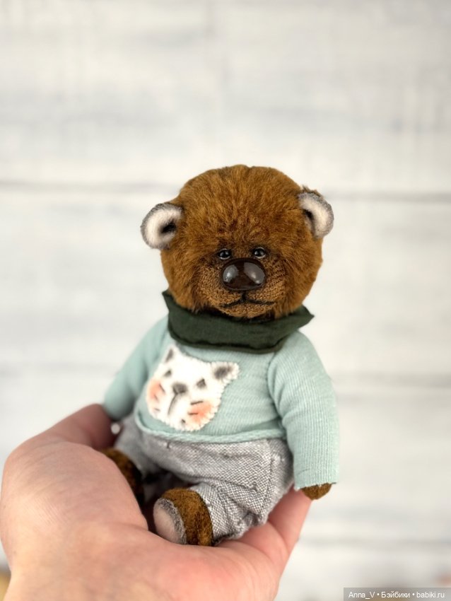 Тедди мишка Егорка — Авторские мишки Тедди и друзья: фото (фото 5)