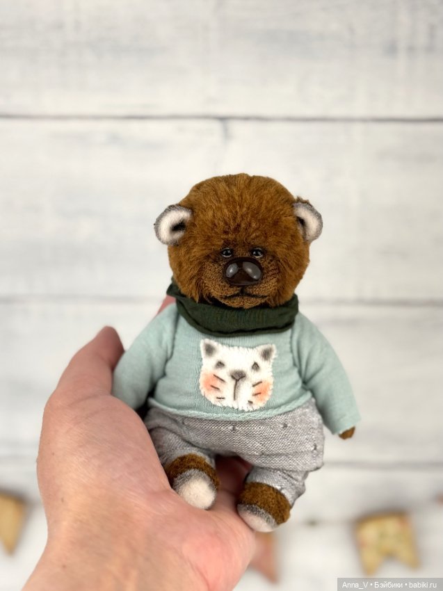 Тедди мишка Егорка — Авторские мишки Тедди и друзья: фото (фото 3)