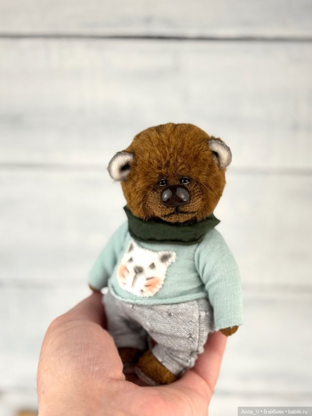 Тедди мишка Егорка — Авторские мишки Тедди и друзья: фото (фото 4)