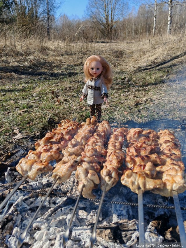 Виталина выбралась за город