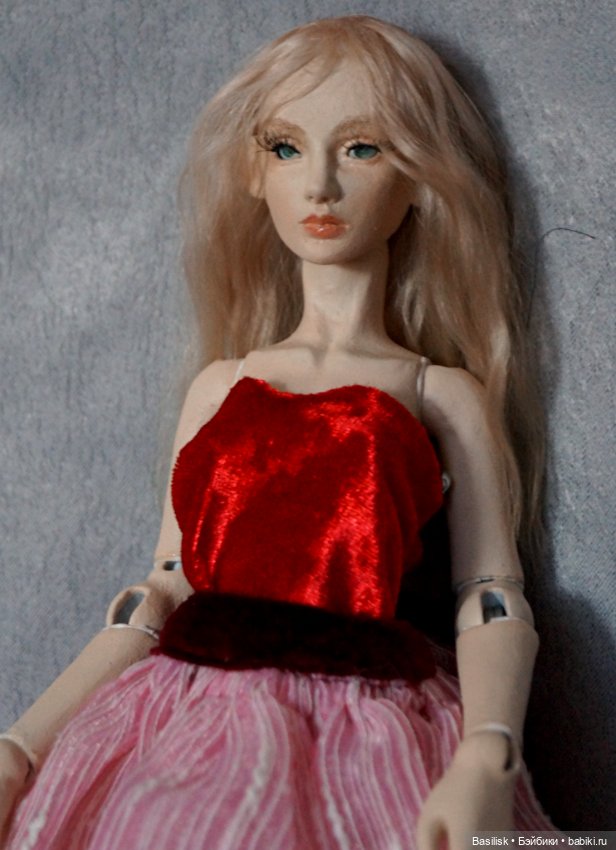 Карамель в синем — Авторские шарнирные куклы своими руками: лепка (фото 7)