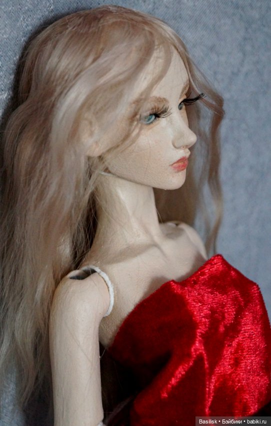 Карамель в синем — Авторские шарнирные куклы своими руками: лепка (фото 5)