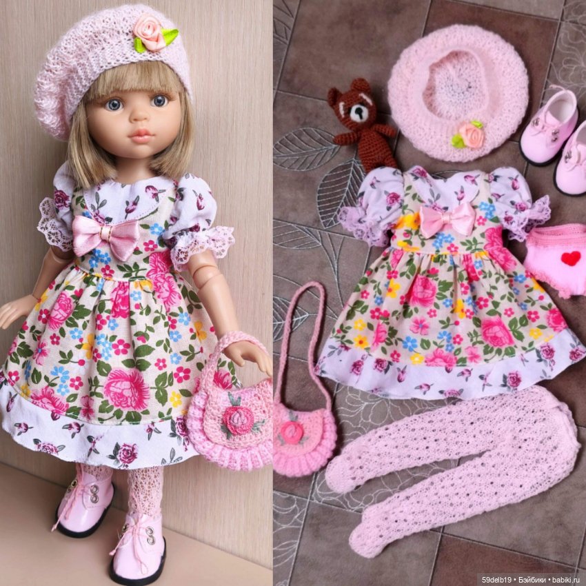 Комплект с розочками 🌹🌹🌹🌹 🌹 для кукол паола рейна #1