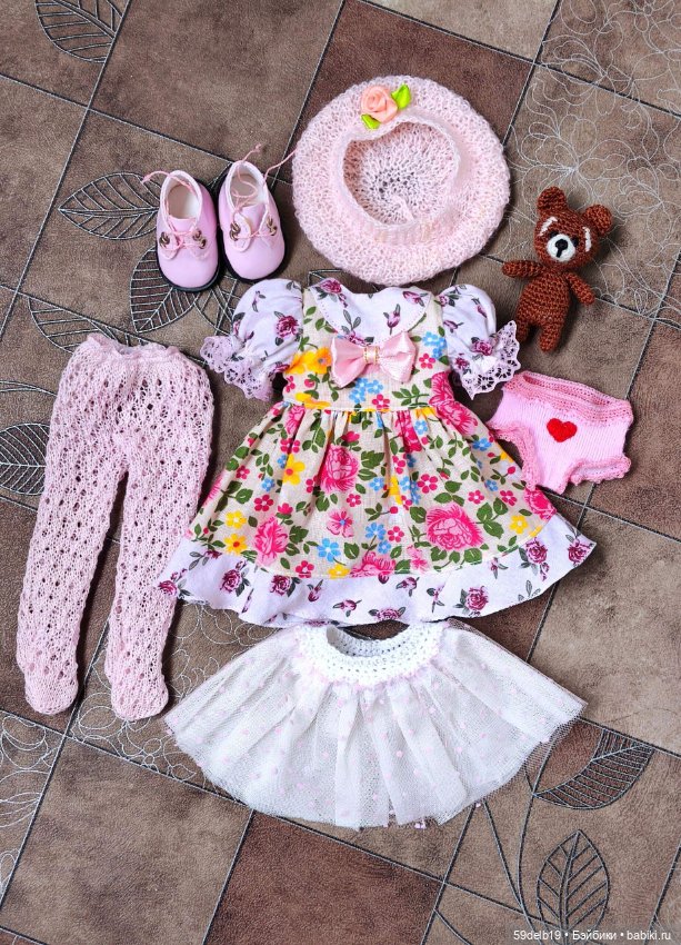 Комплект с розочками 🌹🌹🌹🌹 🌹 для кукол паола рейна #1