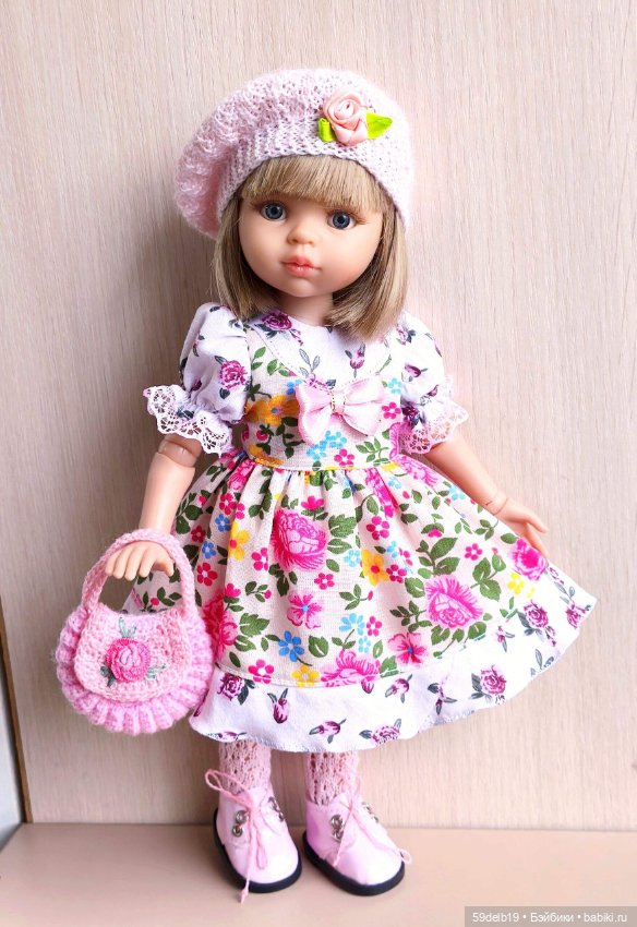 Комплект с розочками 🌹🌹🌹🌹 🌹 для кукол паола рейна #1 (фото 7)