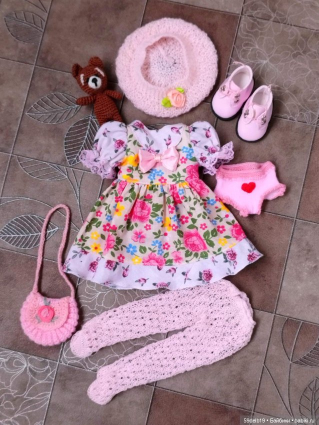 Комплект с розочками 🌹🌹🌹🌹 🌹 для кукол паола рейна #1