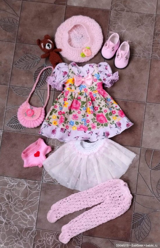 Комплект с розочками 🌹🌹🌹🌹 🌹 для кукол паола рейна #1