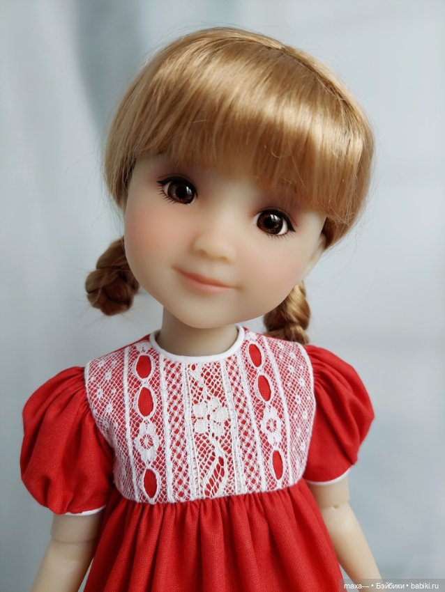Новое платье — Одежда и обувь для кукол своими руками: фото (фото 4)