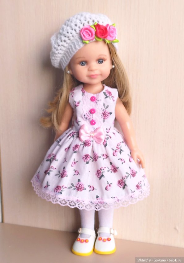 Наряд с розами #2 для кукол паола рейна 32-34 см (фото 2)