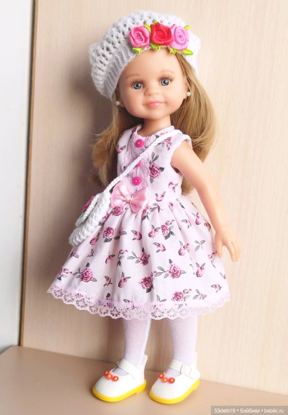 Наряд с розами #2 для кукол паола рейна 32-34 см (фото 4)