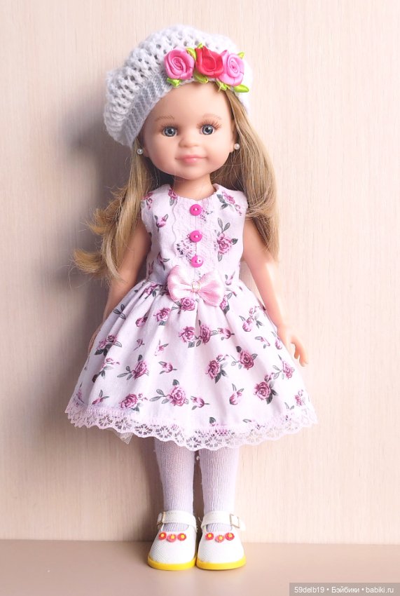 Наряд с розами #2 для кукол паола рейна 32-34 см