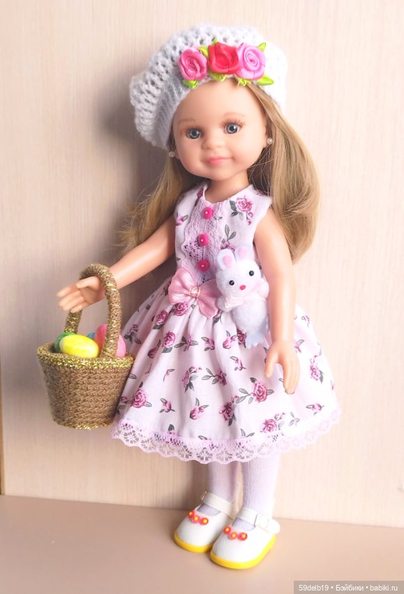 Наряд с розами #2 для кукол паола рейна 32-34 см (фото 9)