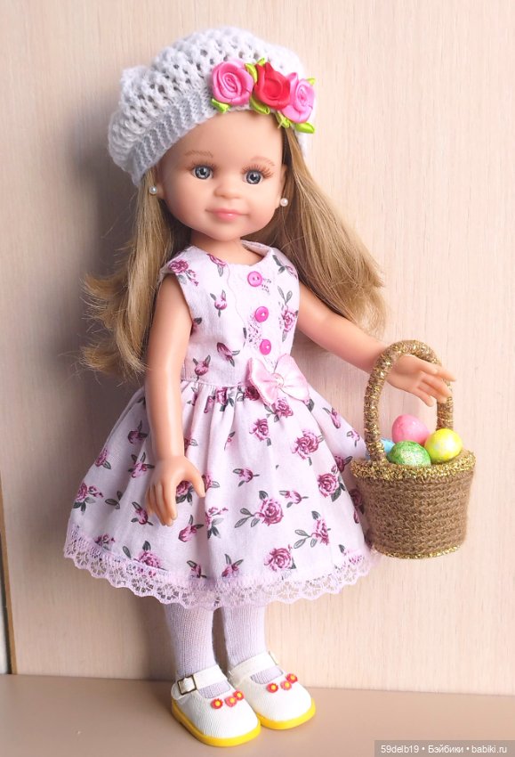 Наряд с розами #2 для кукол паола рейна 32-34 см (фото 8)