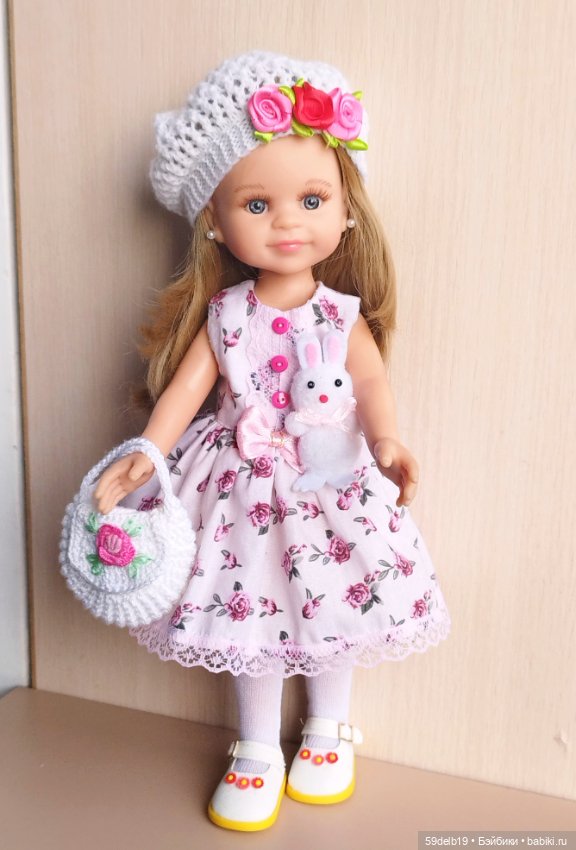 Наряд с розами #2 для кукол паола рейна 32-34 см (фото 5)