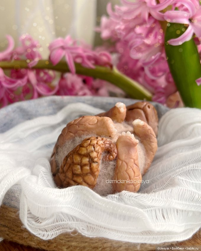 Броненосец Луиза 💞✨ — Игрушки в смешанной технике (мех и глина): Арт (фото 2)