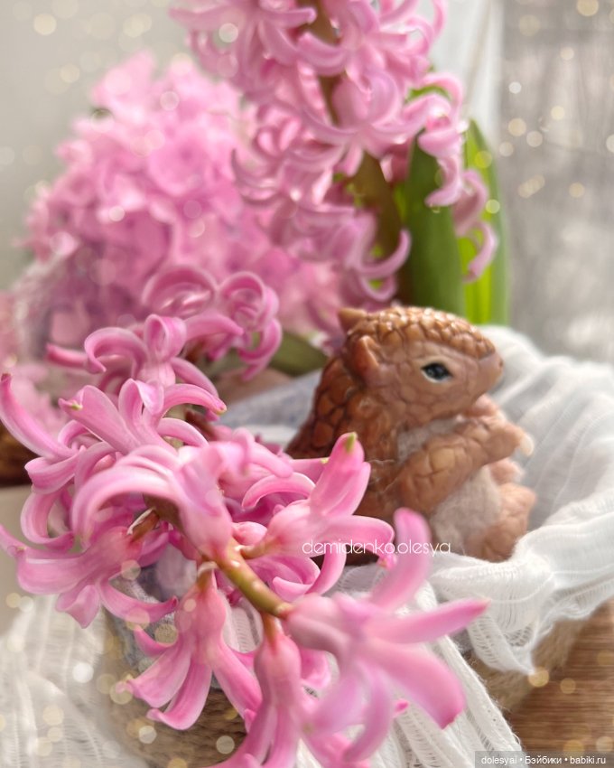 Броненосец Луиза 💞✨ — Игрушки в смешанной технике (мех и глина): Арт (фото 4)