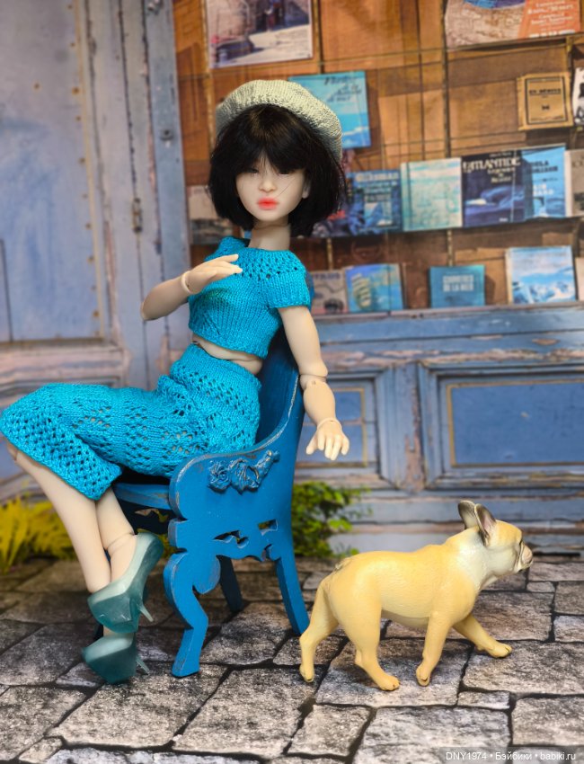 Этюд в голубых тонах — Куклы Dart dolls (Анна Шиткина): российские BJD (БЖД) (фото 3)