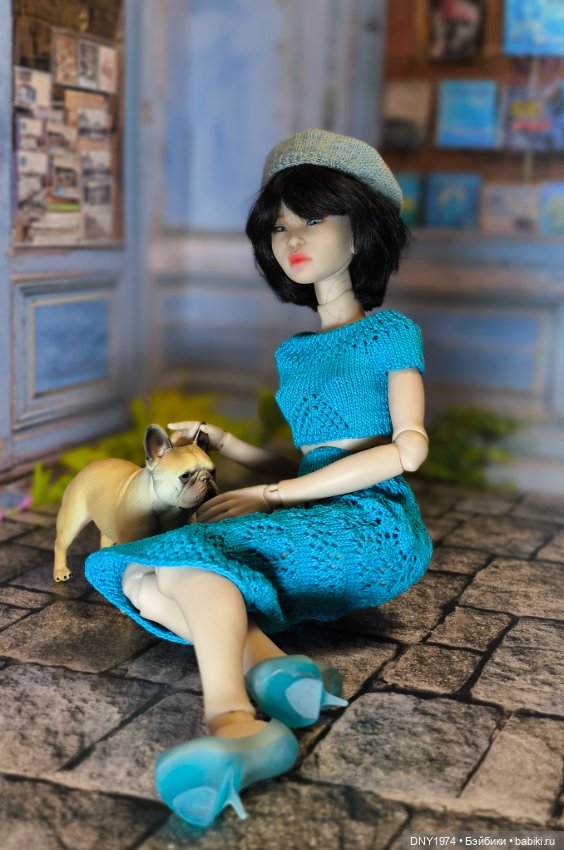 Этюд в голубых тонах — Куклы Dart dolls (Анна Шиткина): российские BJD (БЖД)