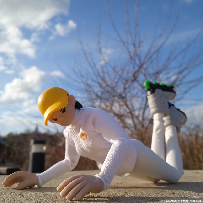 Весеннее катание на роликах