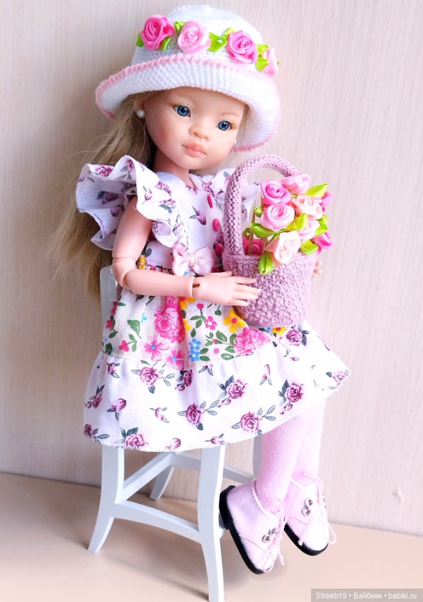 Костюм с розочками #3 для паолочек ростом 32-34 см