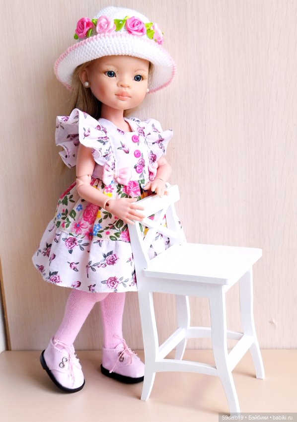 Костюм с розочками #3 для паолочек ростом 32-34 см (фото 7)