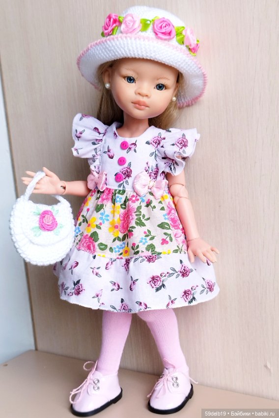 Костюм с розочками #3 для паолочек ростом 32-34 см (фото 9)