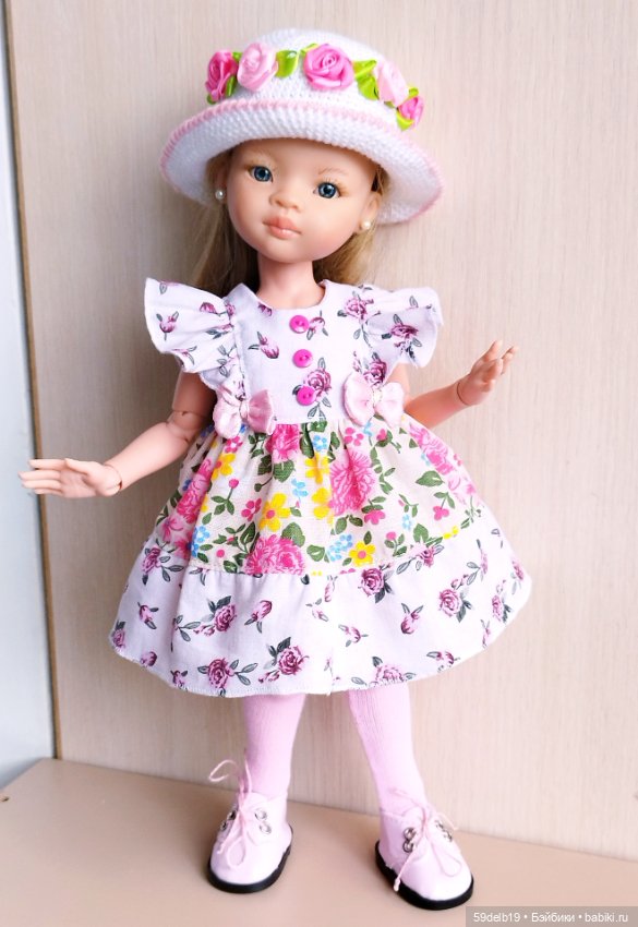 Костюм с розочками #3 для паолочек ростом 32-34 см