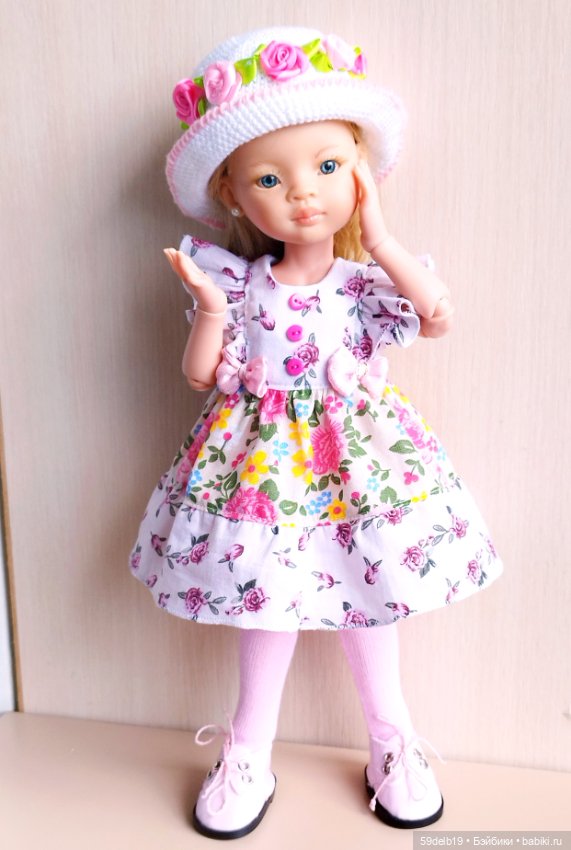 Костюм с розочками #3 для паолочек ростом 32-34 см (фото 4)