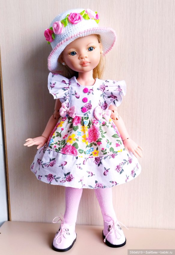 Костюм с розочками #3 для паолочек ростом 32-34 см (фото 2)