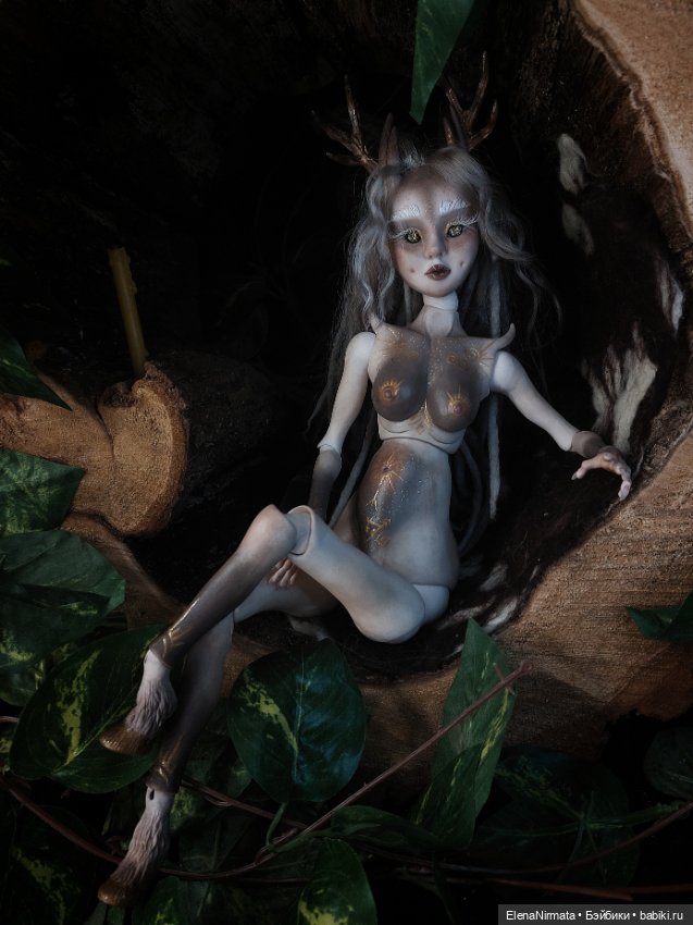 Оленёнок, Авторская бжд куколка) (фото 4)