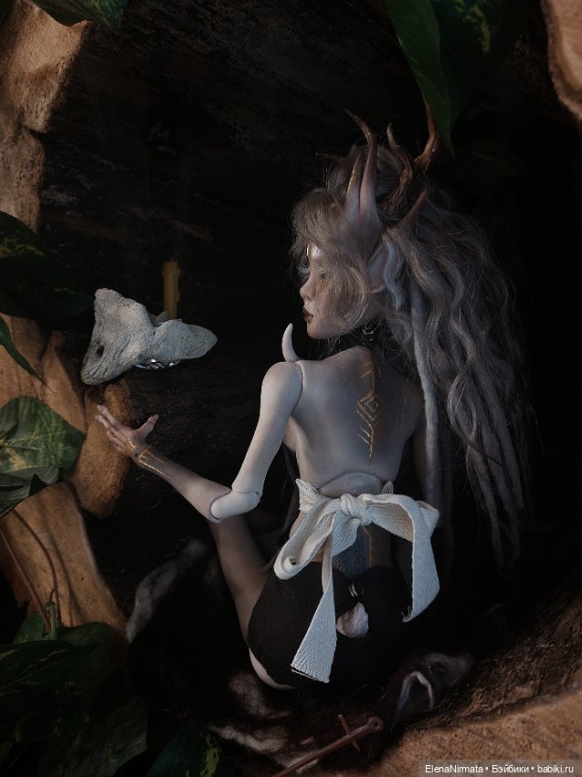 Оленёнок, Авторская бжд куколка) (фото 7)