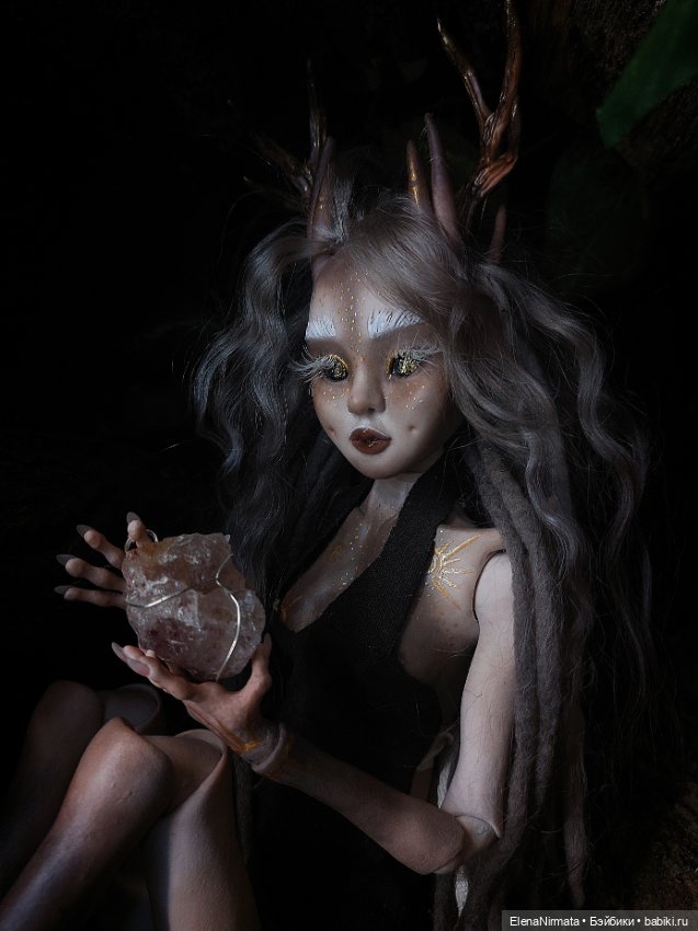 Оленёнок, Авторская бжд куколка) (фото 6)