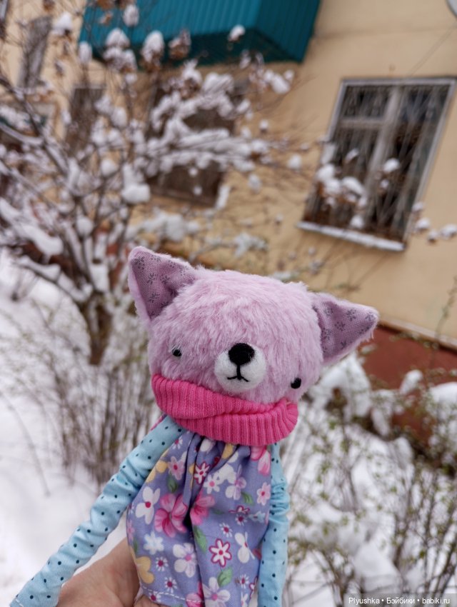 Муля и апрельский снег — Домашние фото авторских игрушек: Тедди (фото 5)