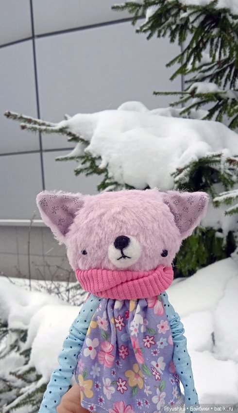 Муля и апрельский снег — Домашние фото авторских игрушек: Тедди (фото 9)