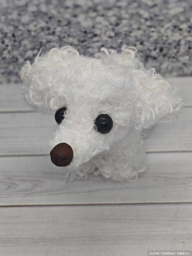 Пуделёчек — Текстильные игрушки и примитивы: кофейные (фото 3)