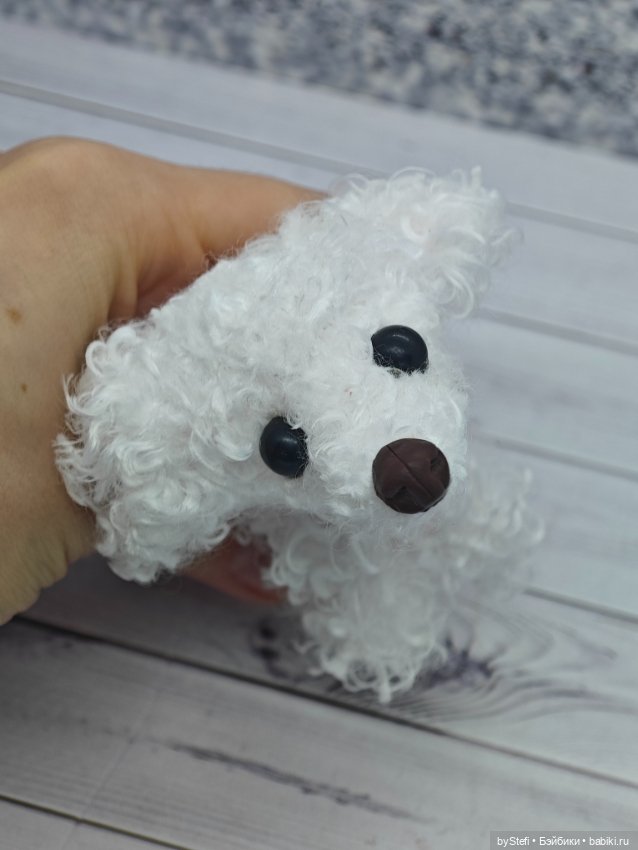 Пуделёчек — Текстильные игрушки и примитивы: кофейные (фото 8)