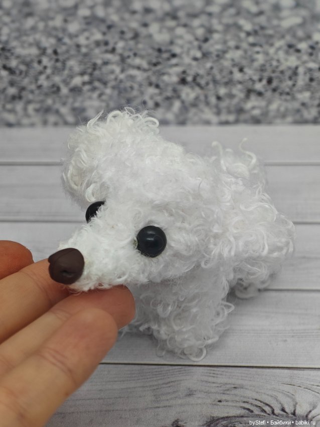 Пуделёчек — Текстильные игрушки и примитивы: кофейные (фото 9)