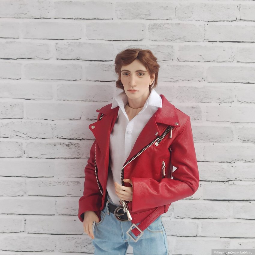 Красная косуха для парня Yuka_tan от Юлии Окуневой (фото 9)