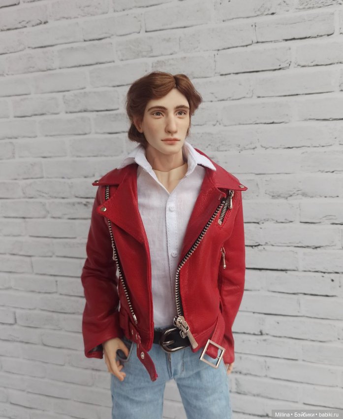 Красная косуха для парня Yuka_tan от Юлии Окуневой (фото 3)