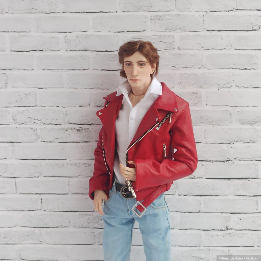 Красная косуха для парня Yuka_tan от Юлии Окуневой (фото 7)