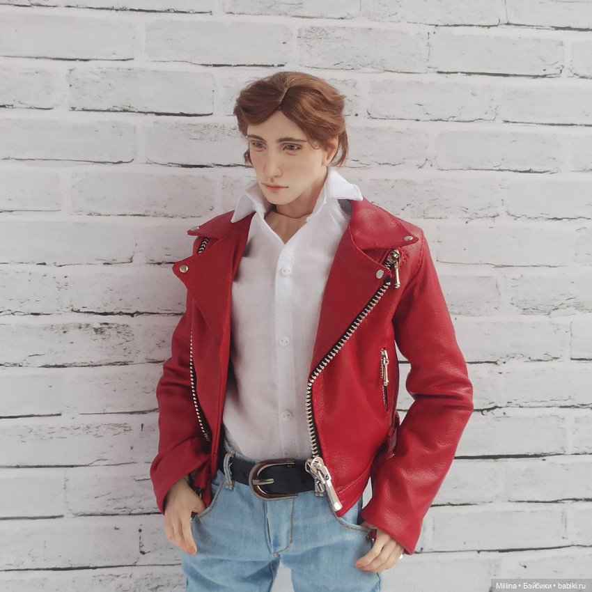 Красная косуха для парня Yuka_tan от Юлии Окуневой (фото 10)