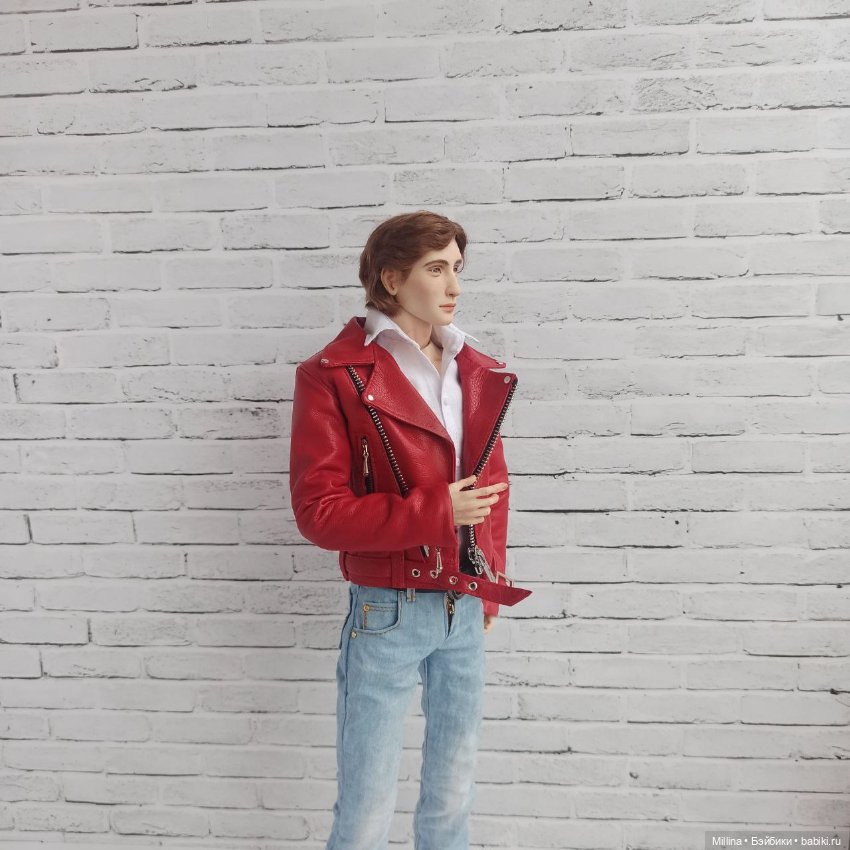 Красная косуха для парня Yuka_tan от Юлии Окуневой (фото 8)