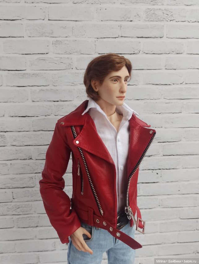 Красная косуха для парня Yuka_tan от Юлии Окуневой (фото 4)