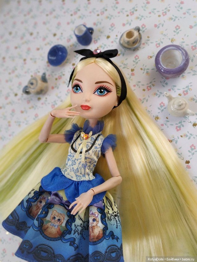 Другая Алиса — ООАК Monster High и Ever After High: репейнт