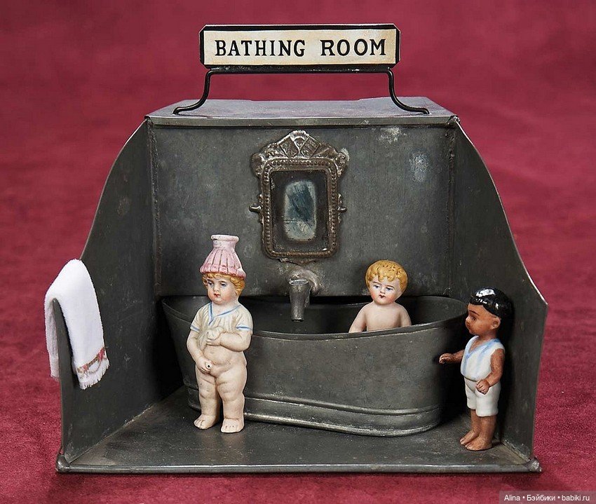 Миниатюрная гигиена — Антикварные игрушки и домики: елочные украшения (фото 2)