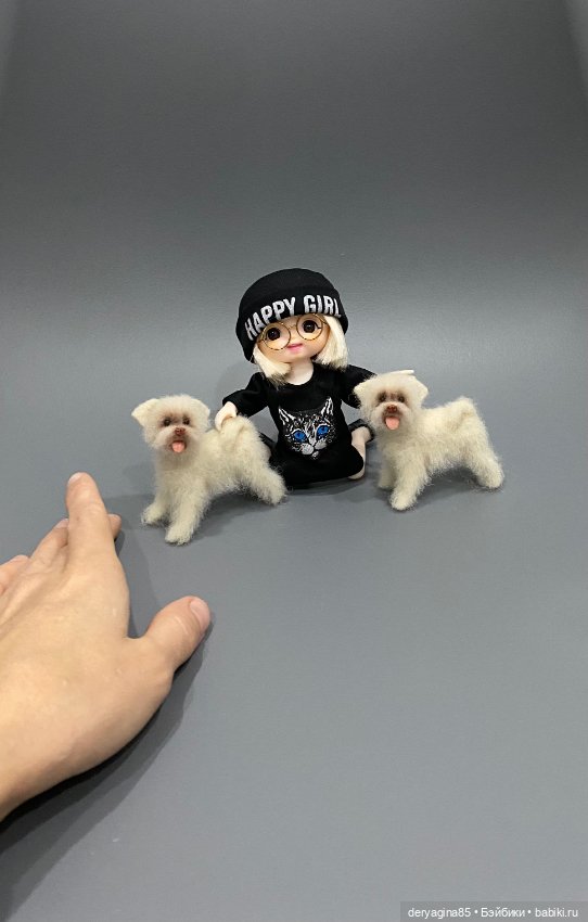 Болонки — Валяные игрушки из шерсти: сухое валяние (фото 2)