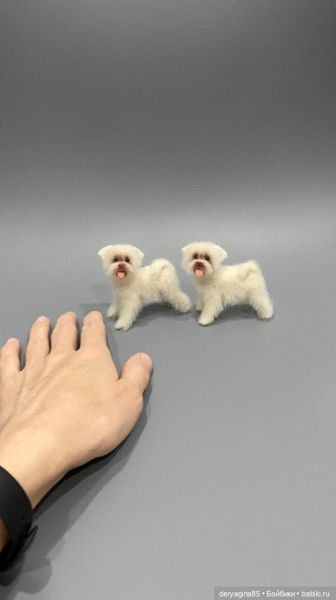 Болонки — Валяные игрушки из шерсти: сухое валяние (фото 10)