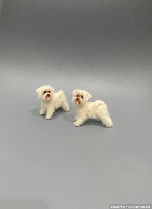 Болонки — Валяные игрушки из шерсти: сухое валяние (фото 6)