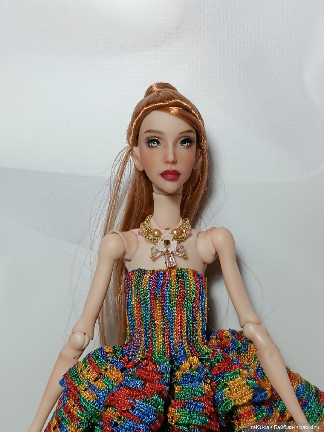 Цветное платье — Одежда и обувь для кукол BJD (БЖД): 1/3