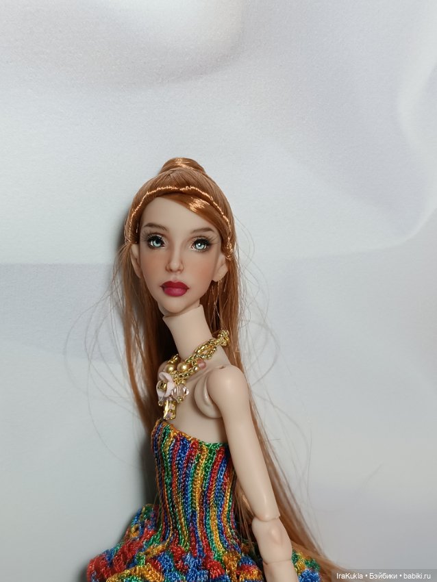 Цветное платье — Одежда и обувь для кукол BJD (БЖД): 1/3 (фото 7)